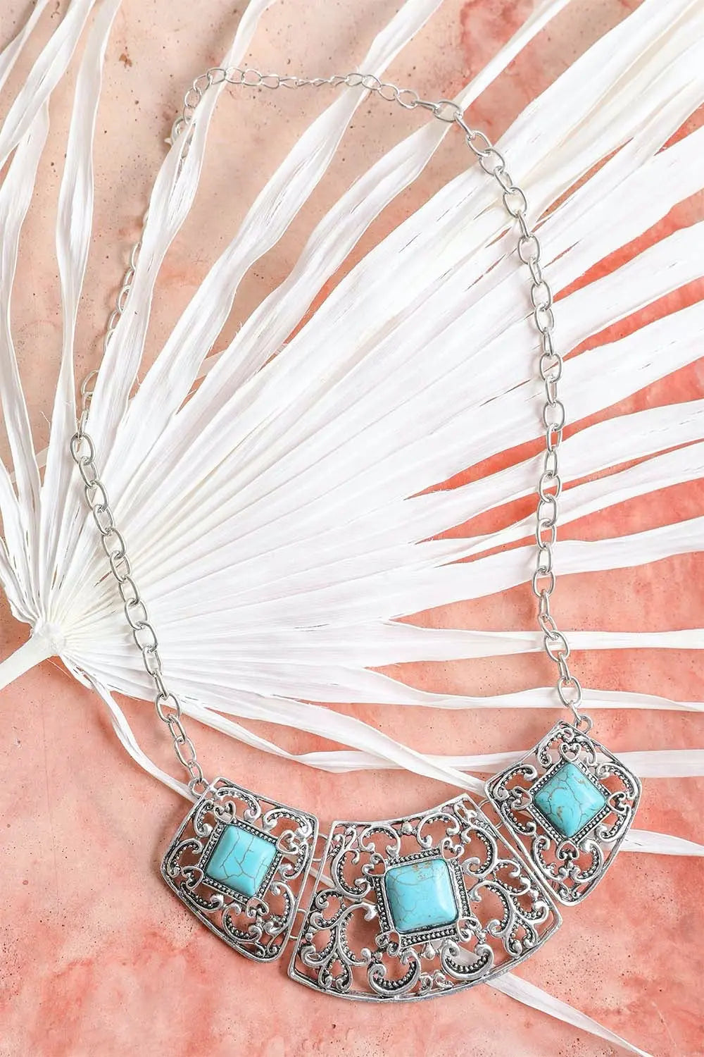 Turquoise Deco Necklace🩵