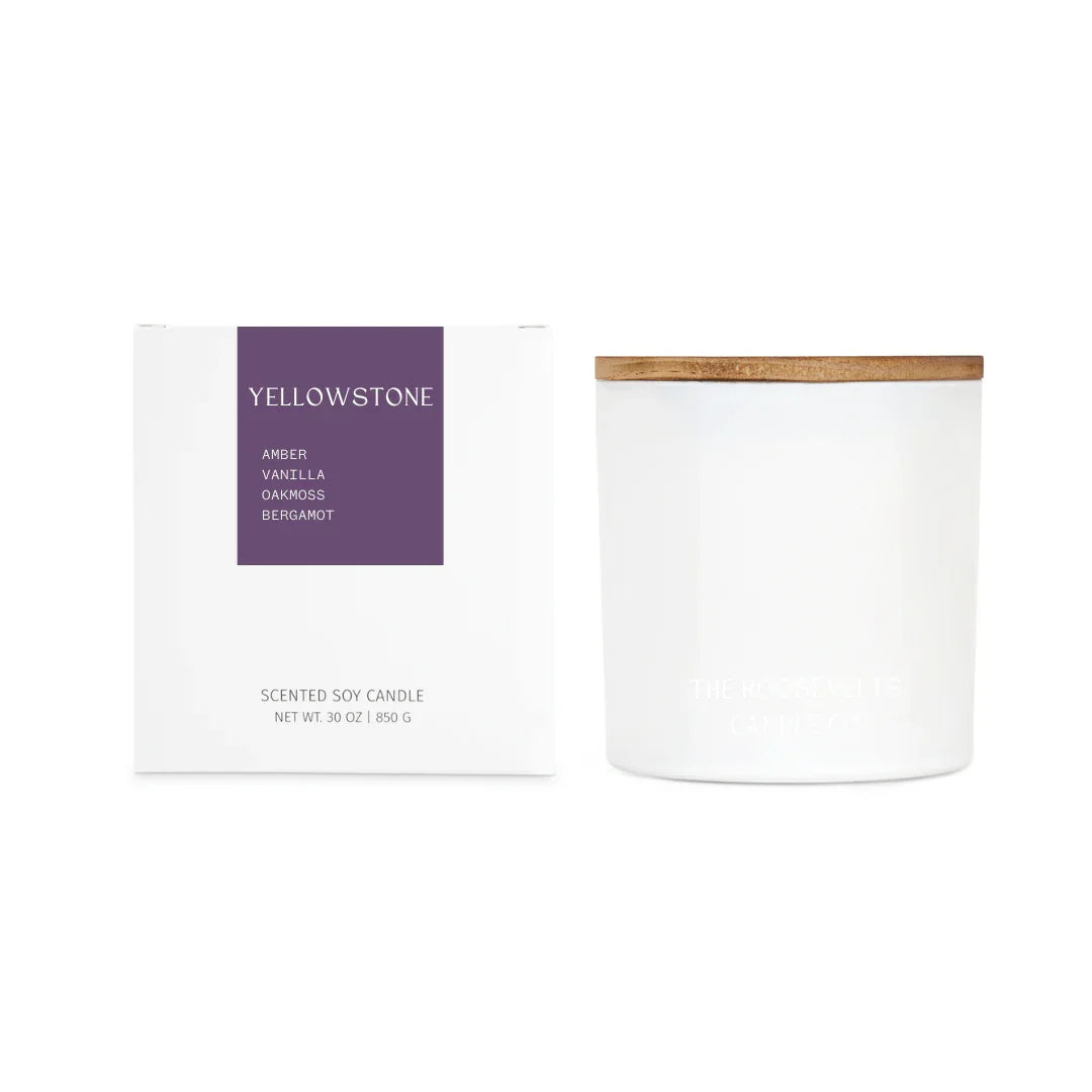 The Roosevelts 3-Wick Soy & Coconut Wax Candle