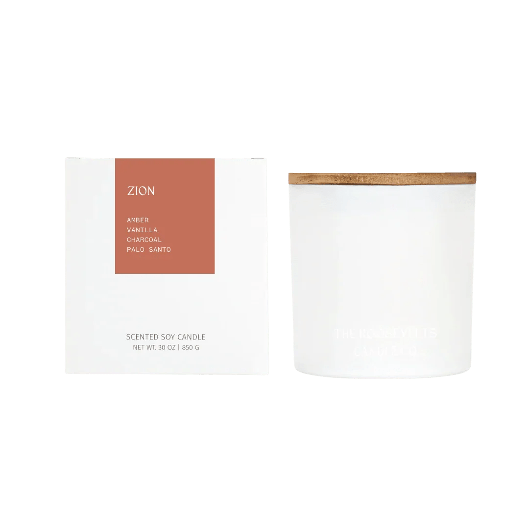 The Roosevelts 3-Wick Soy & Coconut Wax Candle