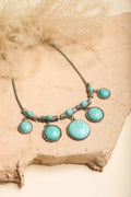 Turquoise Charm Link Necklace💙