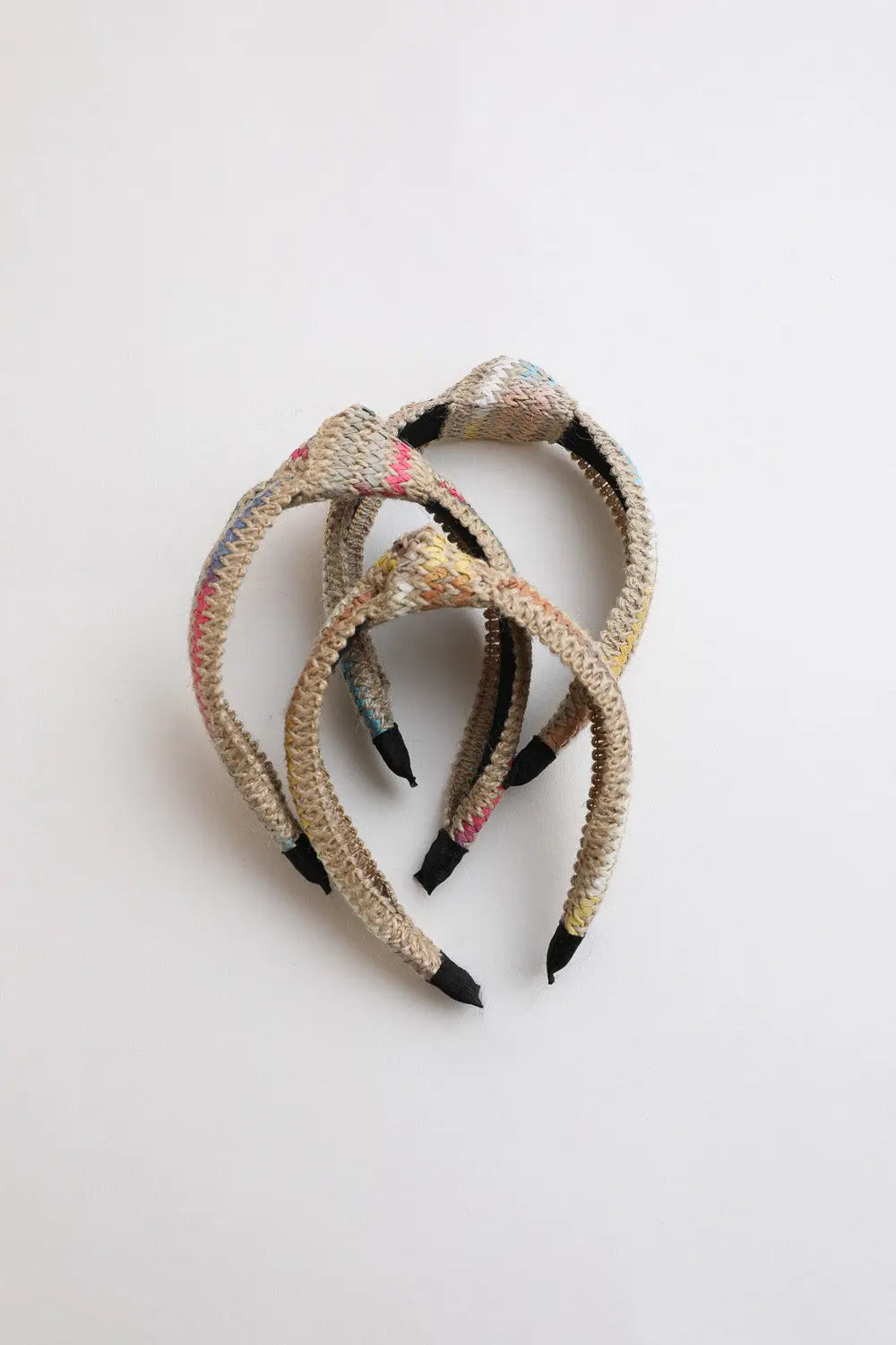 Twine Woven Knotted Headband – Rustic Elegance