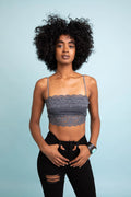 Wide Lace Bandeau w/ Detachable Straps