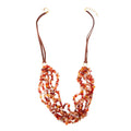 Xavier Carnelian Multi-Strand Necklace